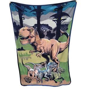 Jurassic World Camp Cretaceous Dinosaur Throw 43" x 62"